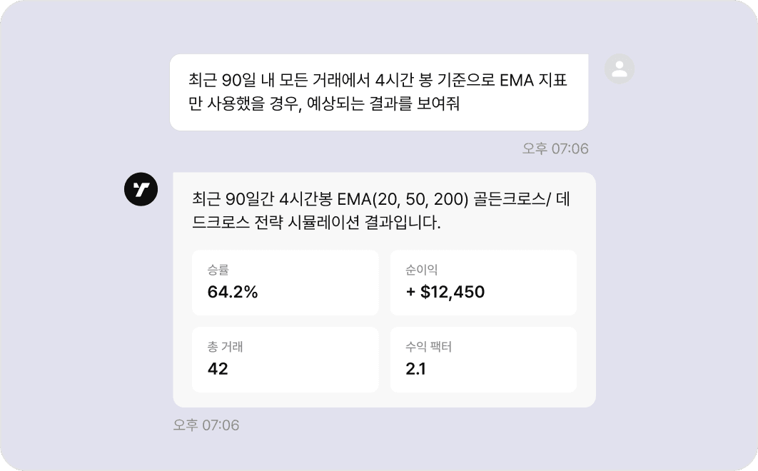 전략 분석 및 시뮬레이션 화면