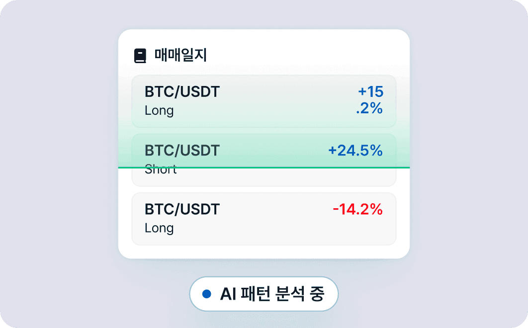 AI 분석 및 학습 카드